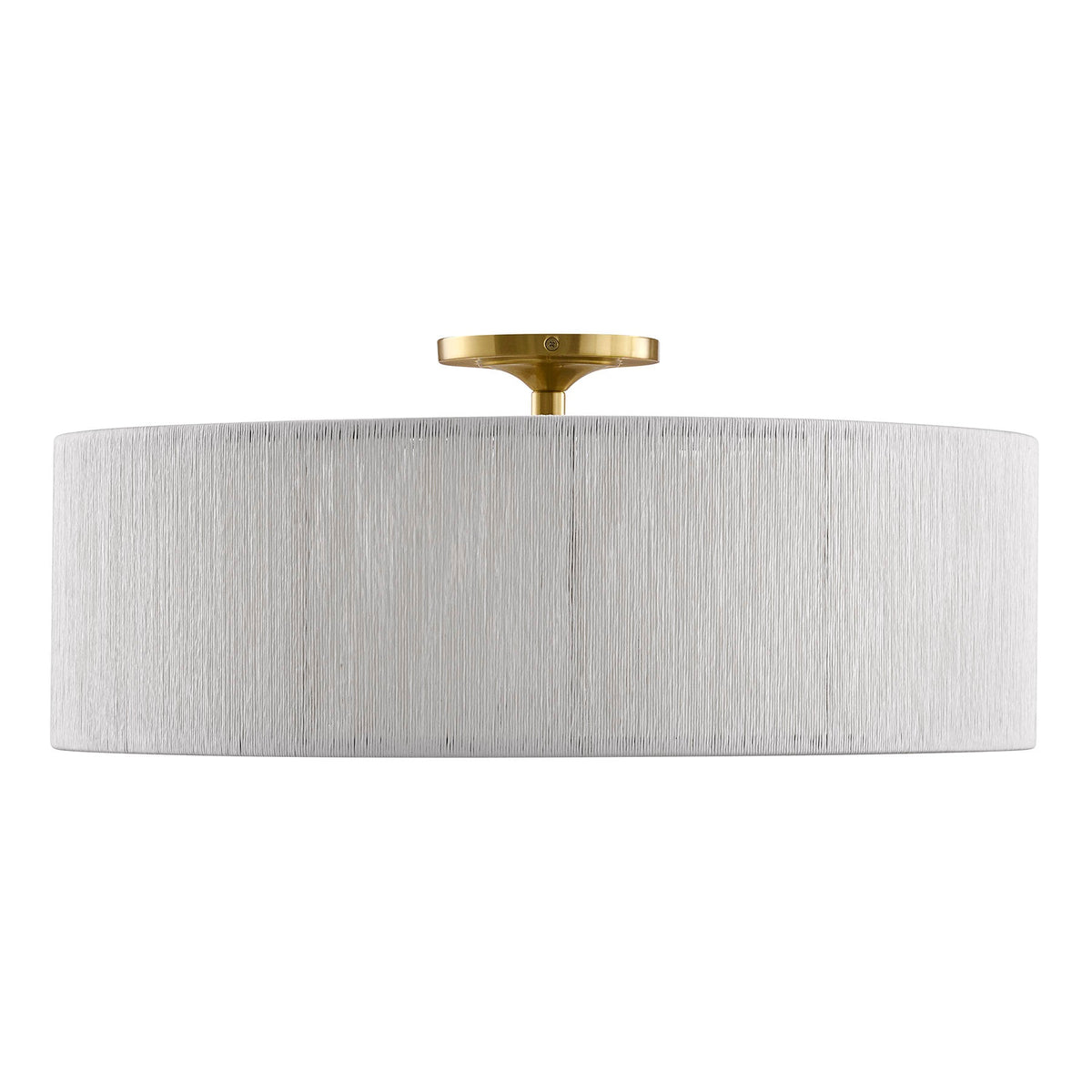 Maynard 4-Light Ceiling Light in Warm Brass White Rope