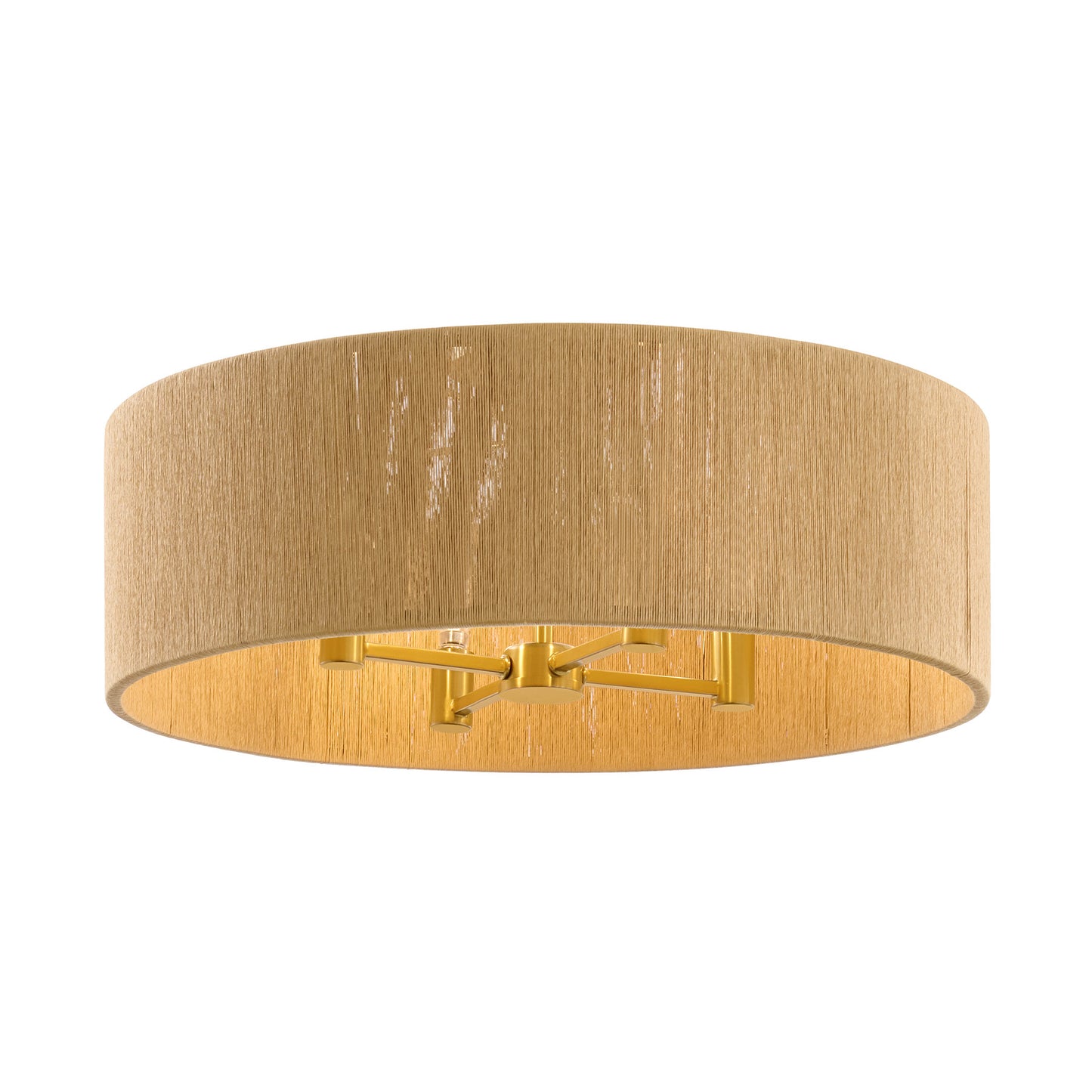 Maynard 4-Light Ceiling Light in Warm Brass