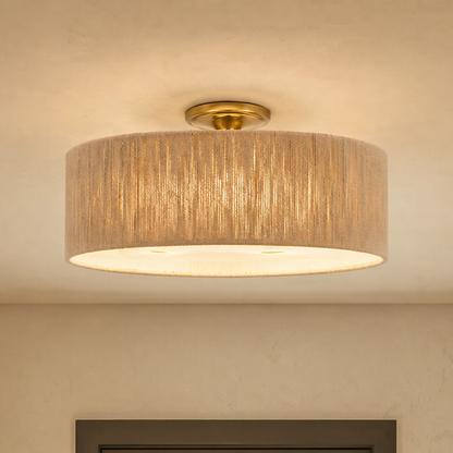 Maynard 4-Light Ceiling Light in Warm Brass