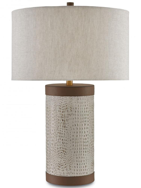 Currey and Company Baptiste Table Lamp Ivory, Brown