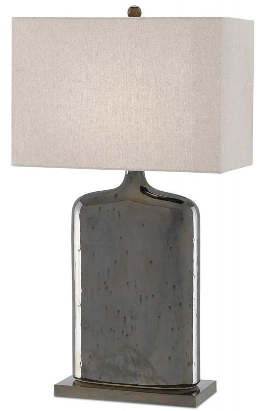 Currey and Company Musing Table Lamp Rustic Metallic Bronze