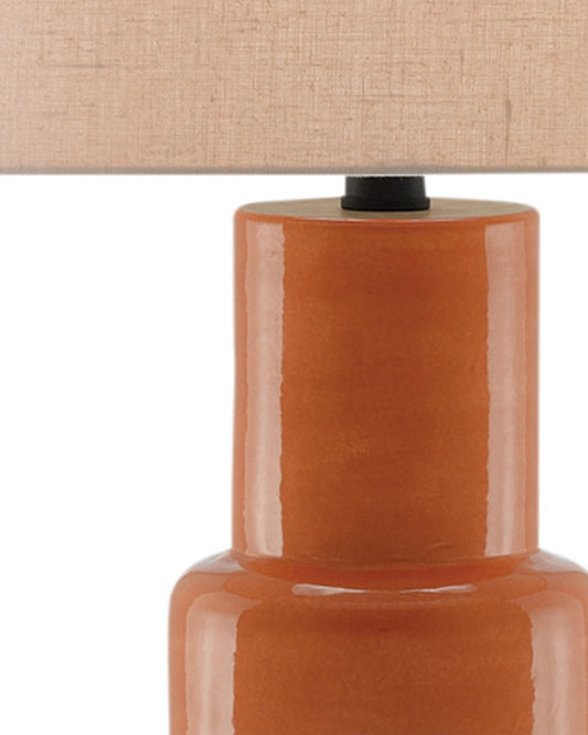 Janeen Orange Table Lamp Currey and Company 6000-0192