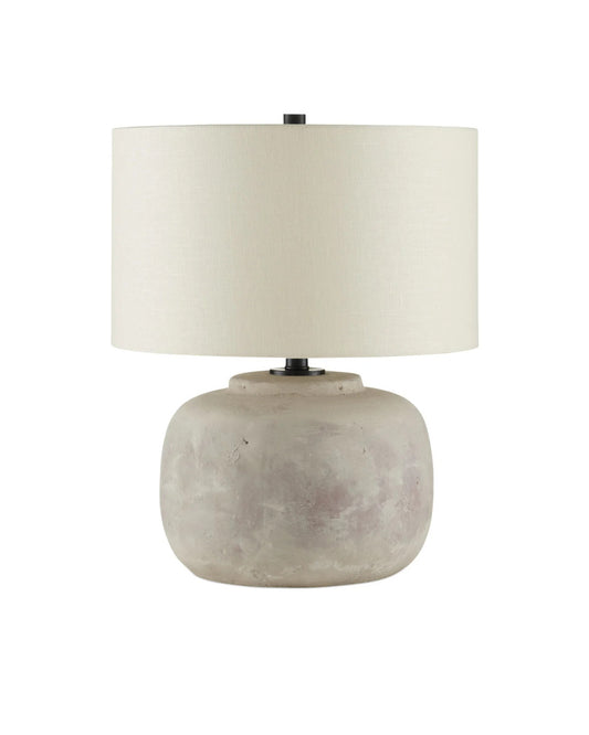 Beton Table Lamp, Antique Earth, 20"H, Currey and Company (6000-0272 NEL4)