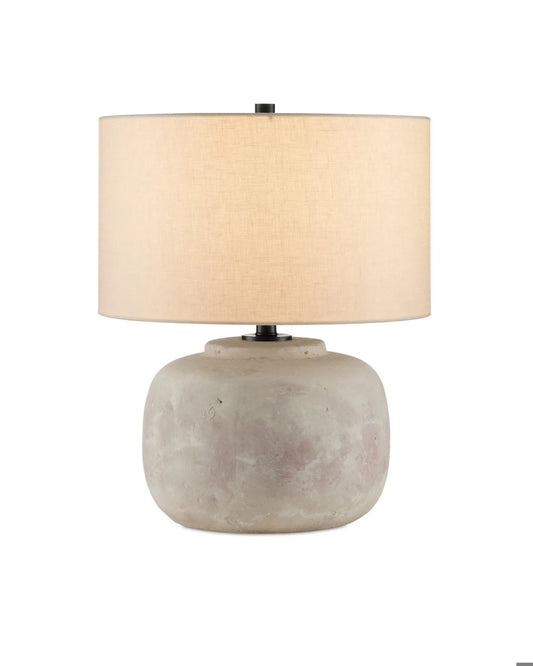 Currey and Company Beton Table Lamp Antique Earth