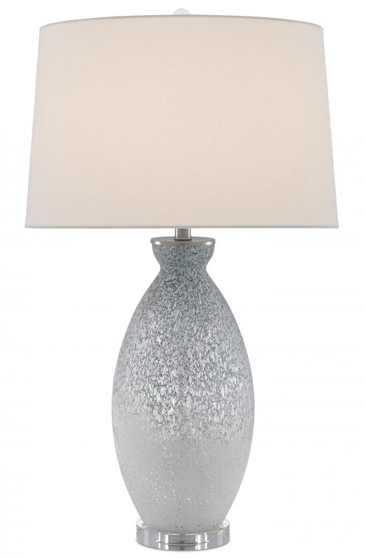 Currey and Company Hatira Table Lamp Blue, White, Clear