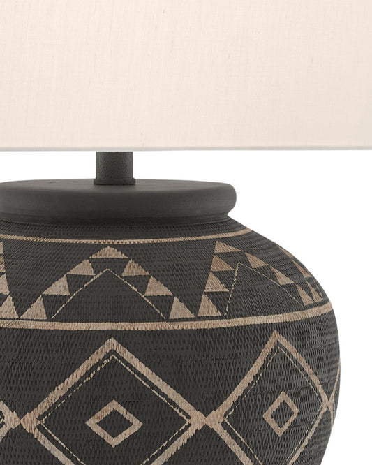 Tattoo Table Lamp Currey and Company 6000-0539