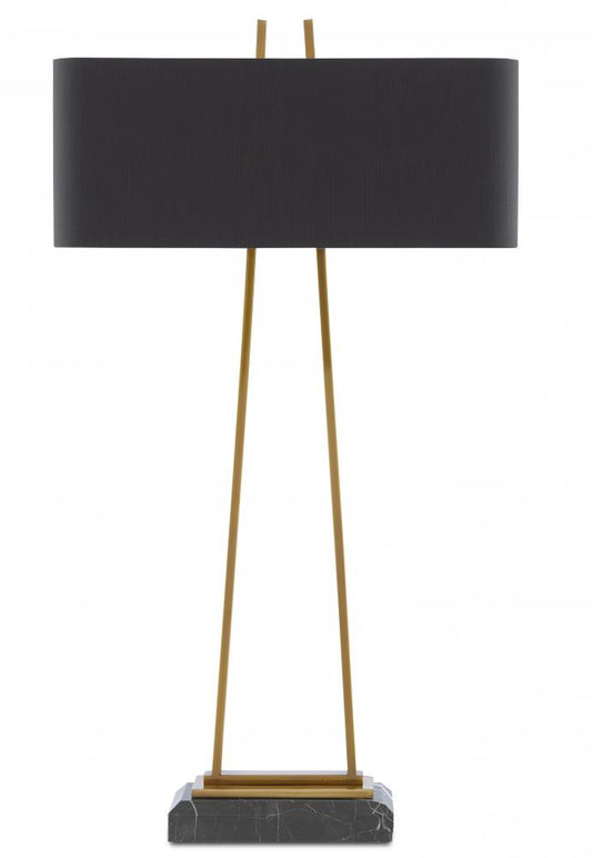 Adorn Large Brass Table Lamp Currey and Company 6000-0566