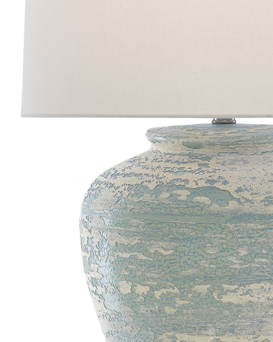 Mimi Aqua Table Lamp Currey and Company 6000-0617