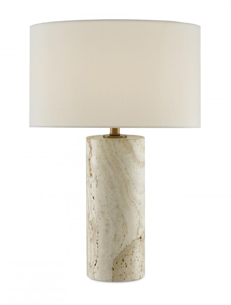 Currey and Company Vespera Marble Table Lamp Natural