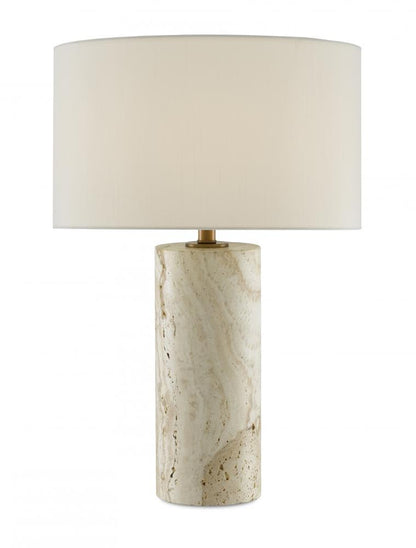 Currey and Company Vespera Marble Table Lamp Natural
