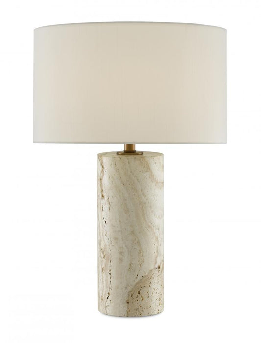 Currey and Company Vespera Marble Table Lamp Natural