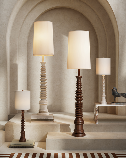 Malayan Floor Lamp, Natural, 80"H, Currey and Company (8000-0034 NFJD)