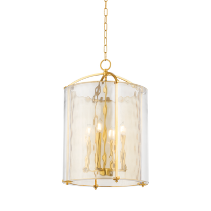 Hudson Valley Ramsey 4-Light Lantern Aged Brass