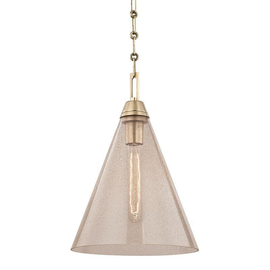 Hudson Valley Newbury Pendant Aged Brass