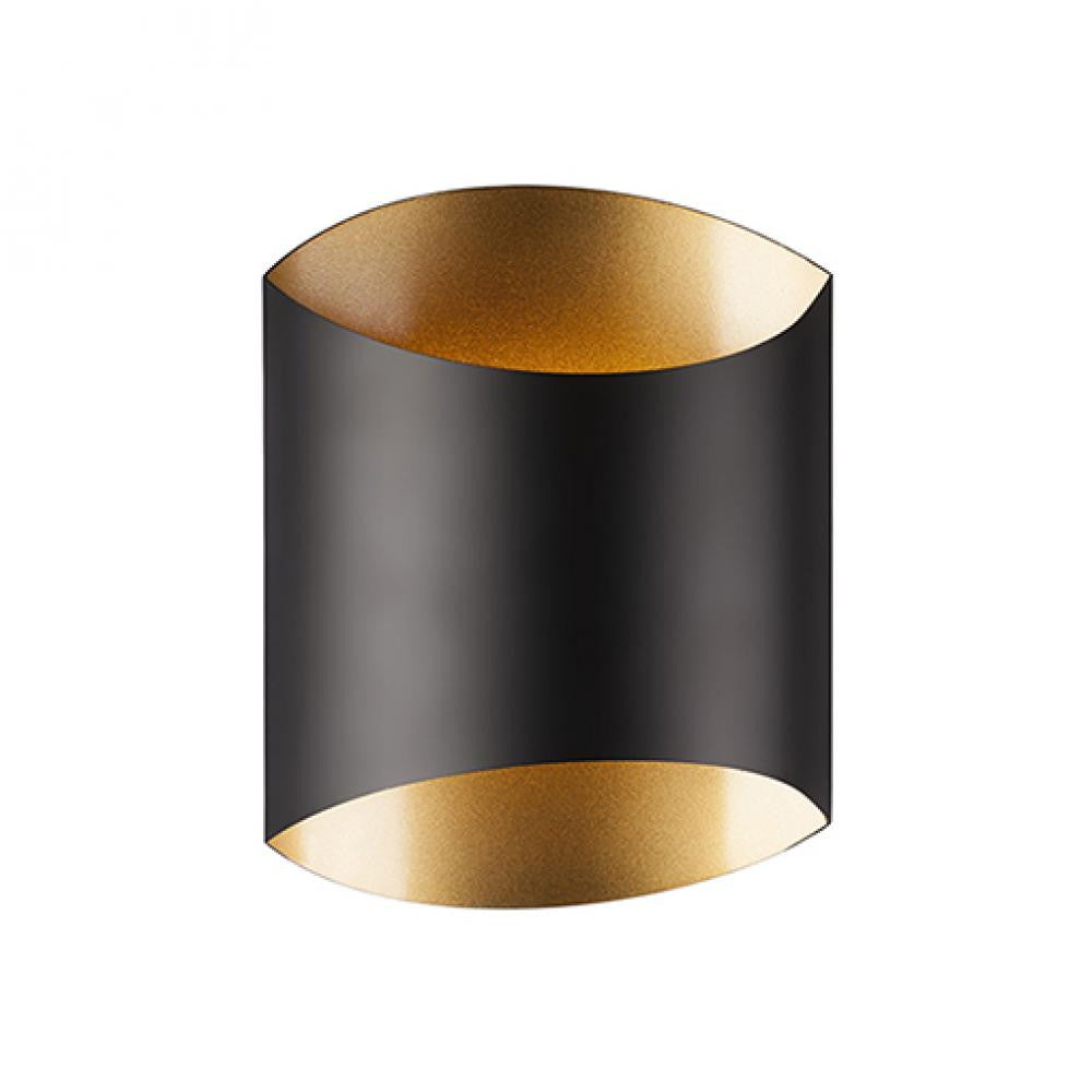 Kuzco Lighting Inc Preston 8-in LED Wall Sconce Black