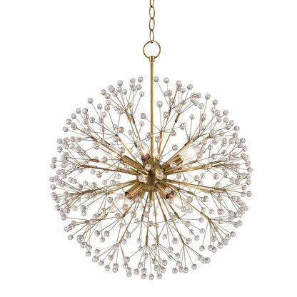 Hudson Valley Dunkirk Chandelier Antique Brass