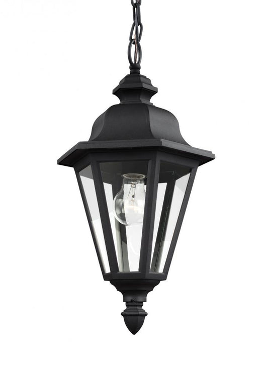 Generation Lighting Brentwood One Light Outdoor Pendant Black
