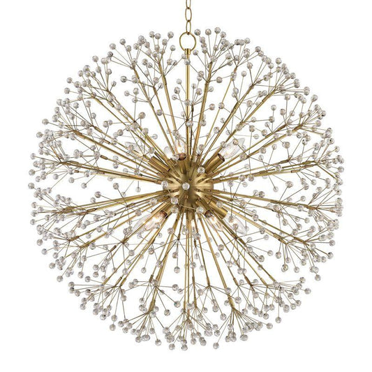 Hudson Valley Dunkirk Chandelier Antique Brass