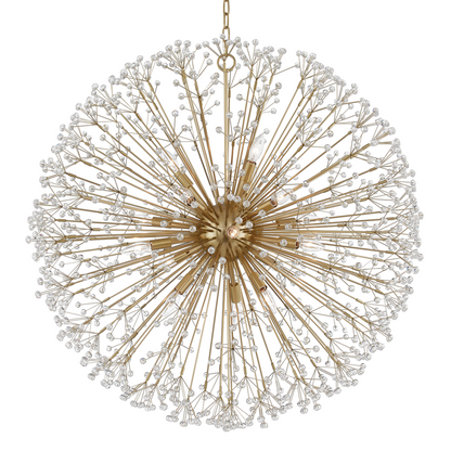 Hudson Valley Dunkirk Chandelier Aged Brass