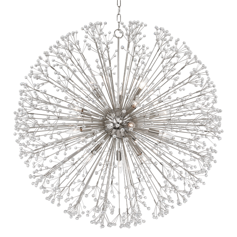 Hudson Valley Dunkirk Chandelier Polished Nickel