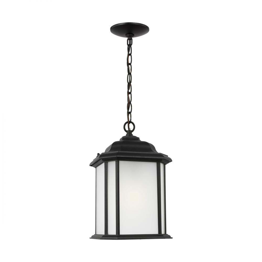 Generation Lighting Kent One Light Outdoor Pendant Black