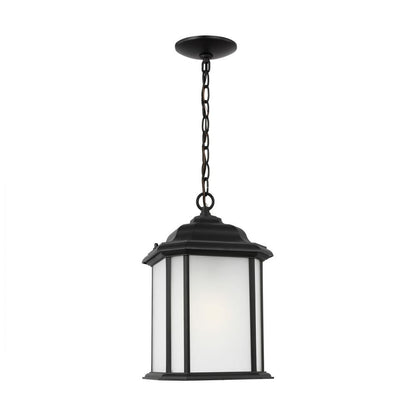 Generation Lighting Kent One Light Outdoor Pendant Black