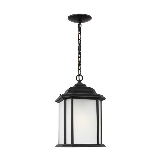 Generation Lighting Kent One Light Outdoor Pendant Black