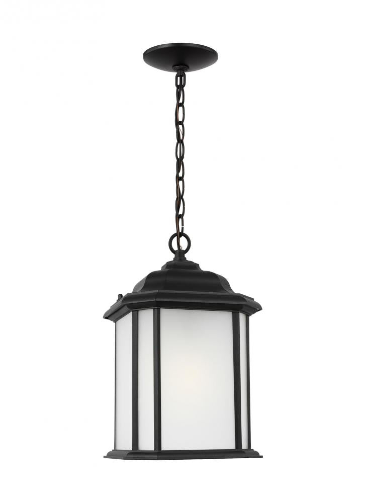 Generation Lighting Kent One Light Outdoor Pendant Black