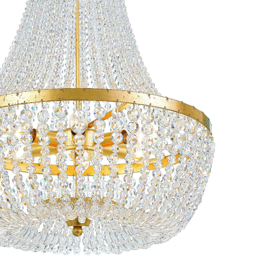 Crystorama Rylee 6 Light Chandelier Matte White