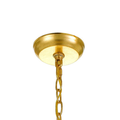 Rylee Chandelier - Antique Gold 23.5"H, Crystorama (608-GA  2KQT9)