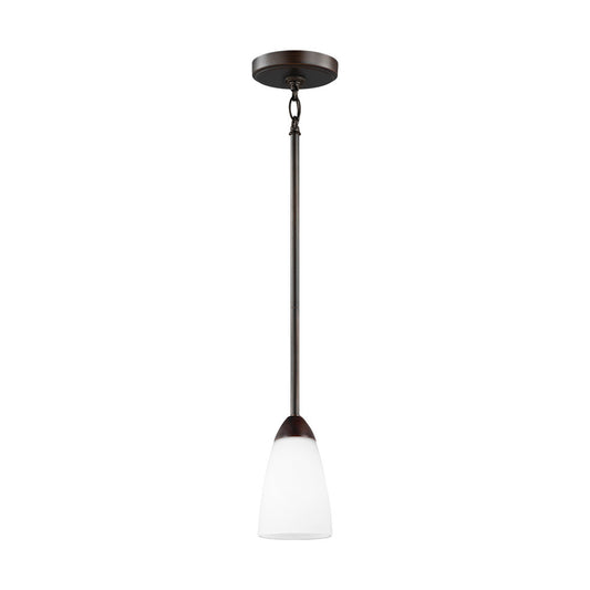 Generation Lighting Seville One Light Mini-Pendant Bronze