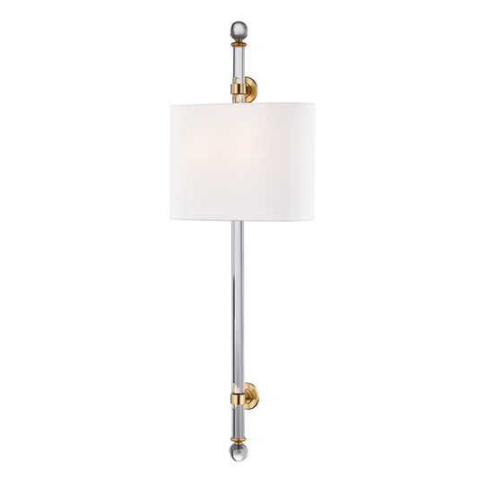 Hudson Valley Wertham Wall Sconce Antique Brass