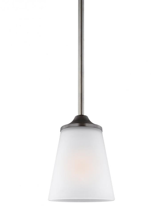 Generation Lighting Hanford One Light Mini-Pendant Bronze