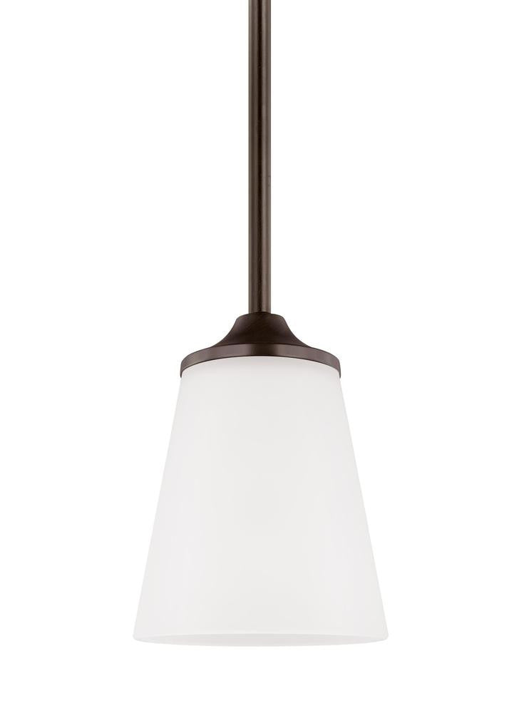 Generation Lighting Hanford One Light Mini-Pendant Bronze