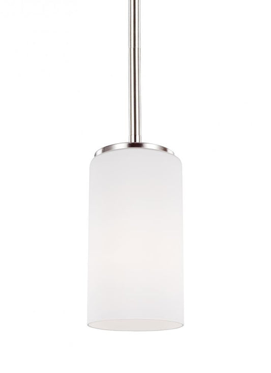 Generation Lighting Alturas One Light Mini-Pendant Brushed Nickel