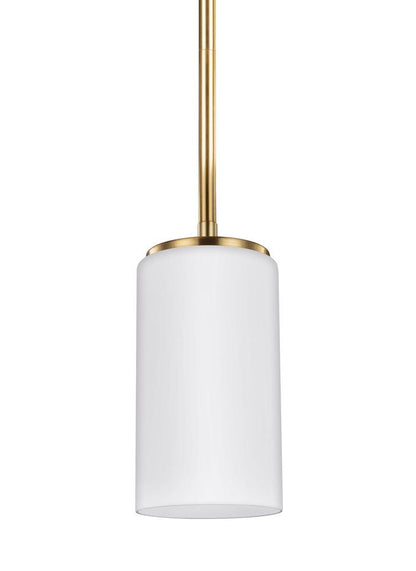 Generation Lighting Alturas One Light Mini-Pendant Satin Brass