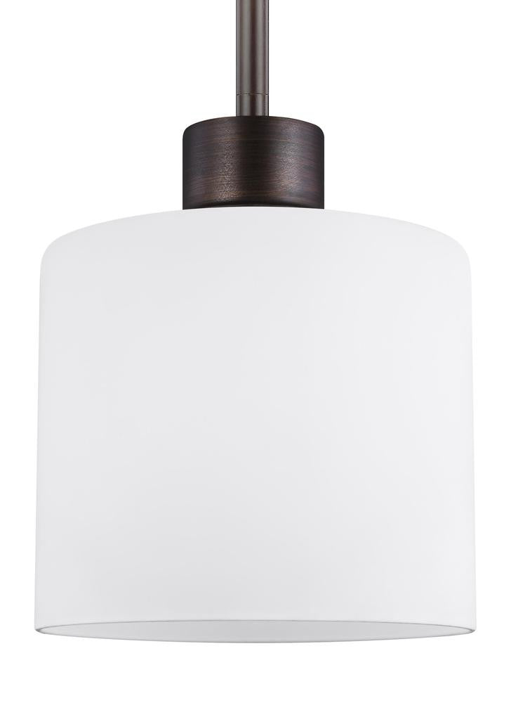 Generation Lighting Canfield One Light Mini-Pendant Brushed Nickel
