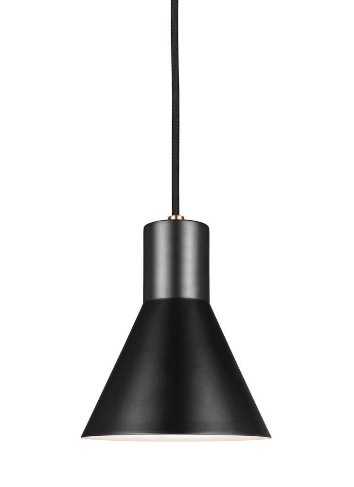 Generation Lighting Towner One Light Mini-Pendant Satin Brass