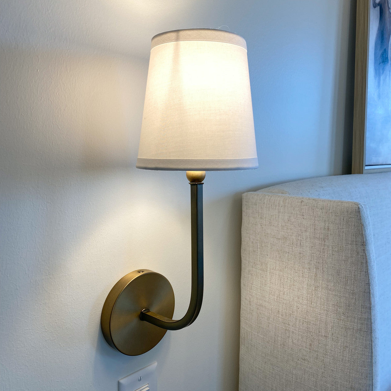 Capital Dawson Wall Sconce Aged Brass