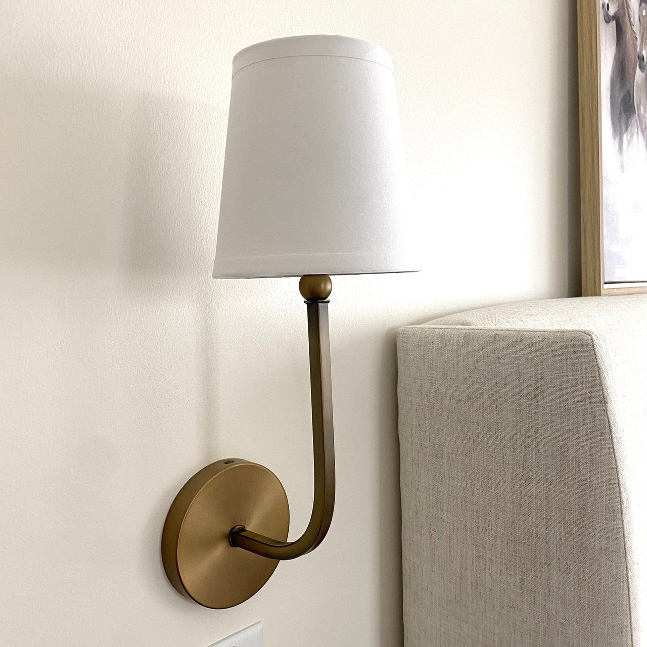 Capital Dawson Wall Sconce Aged Brass
