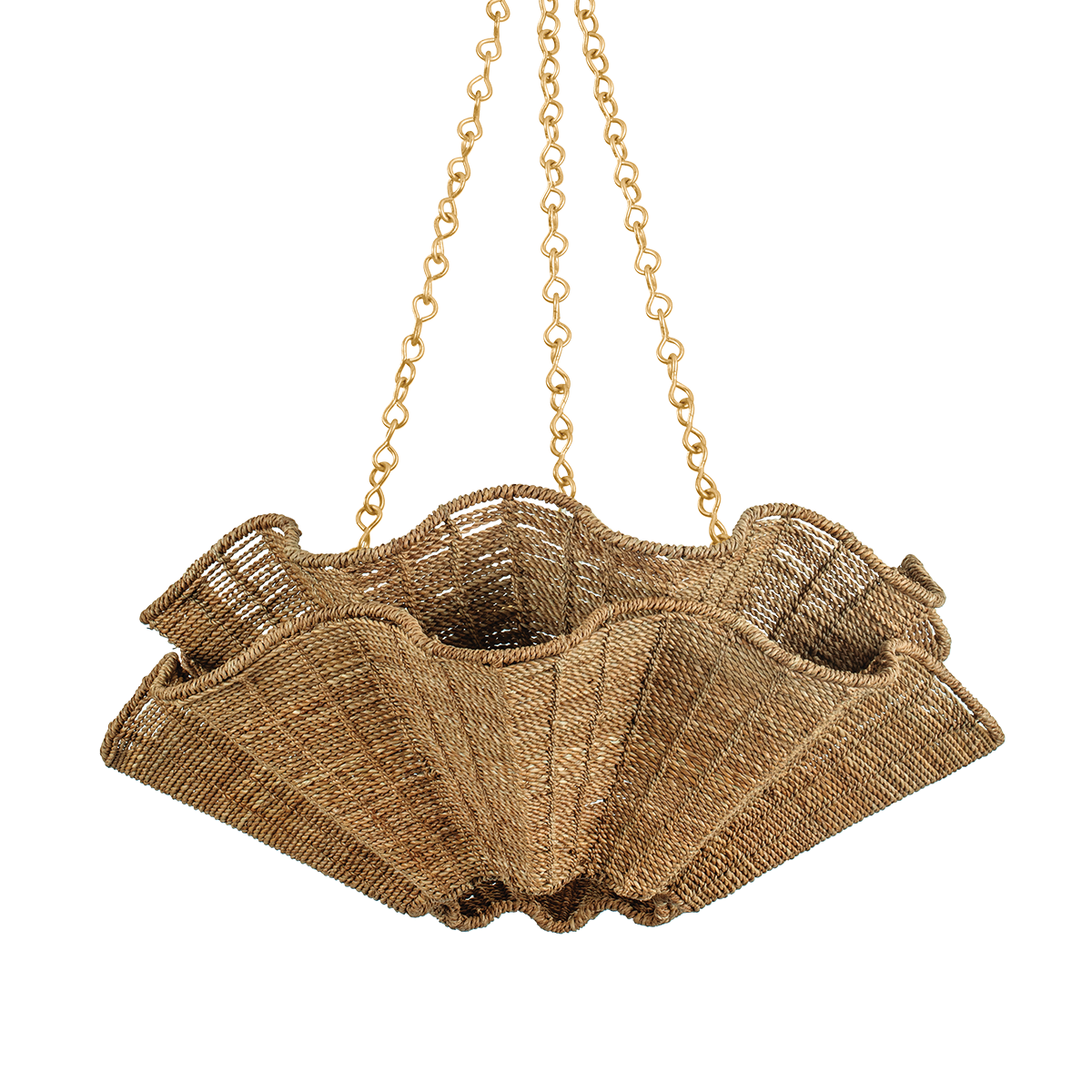 Hudson Valley Hayworth 6-Light Chandelier Vintage Gold Leaf