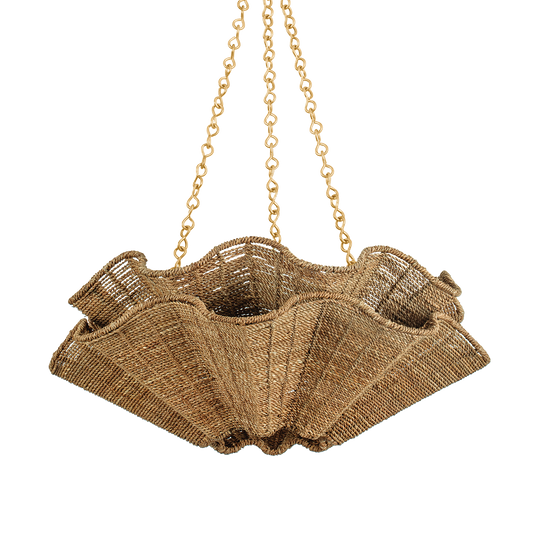 Hudson Valley Hayworth 6-Light Chandelier Vintage Gold Leaf