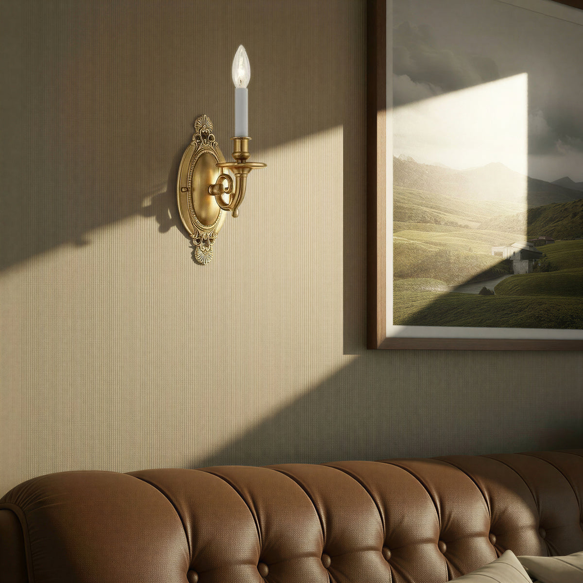 Crystorama Milford 1-Light Wall Sconce - lifestyle