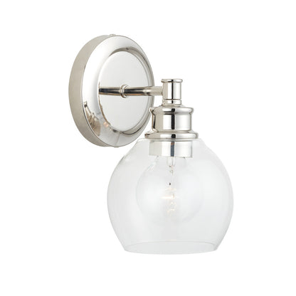 Capital Mid Century Wall Sconce Polished Nickel