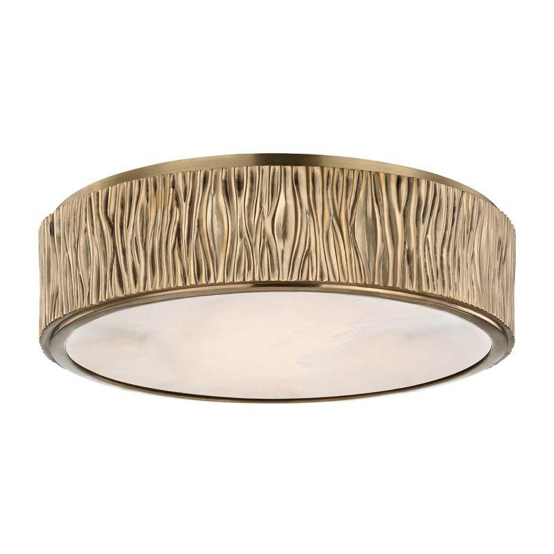 Hudson Valley Crispin Flush Mount Antique Brass