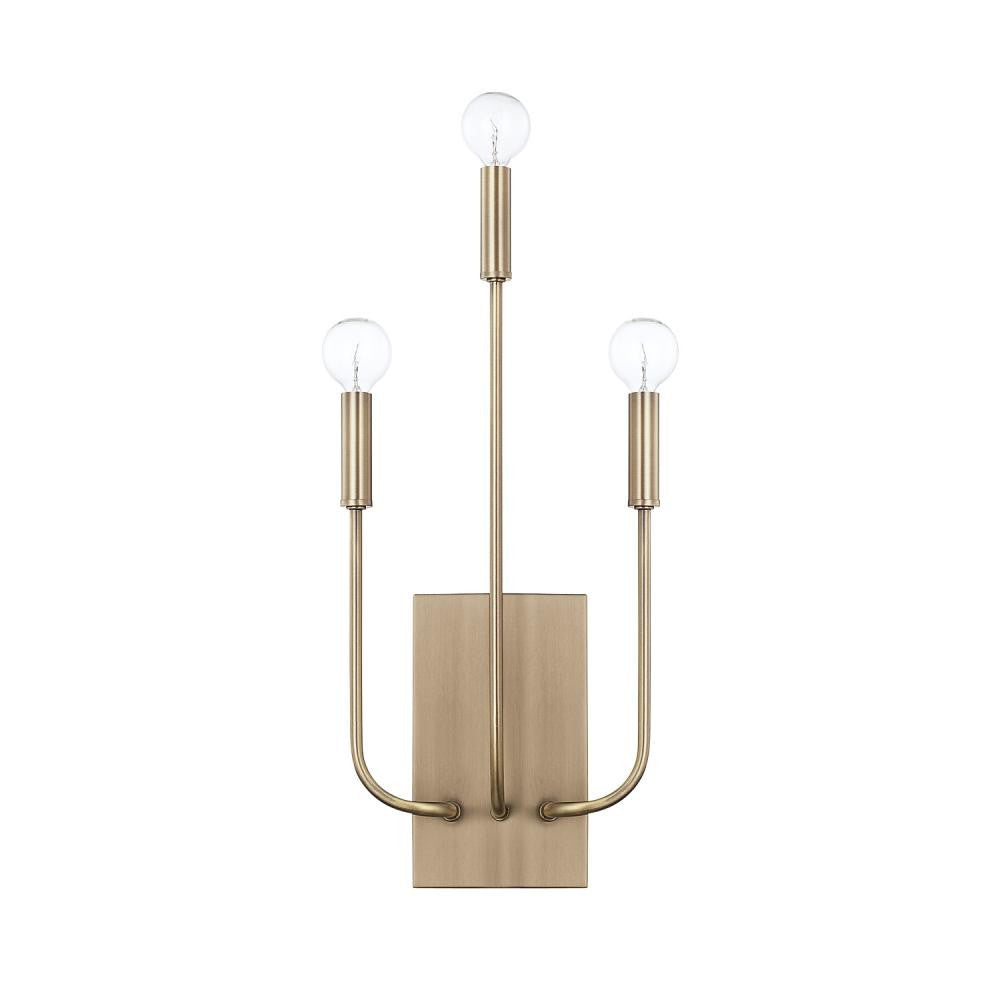 Capital Zander Wall Sconce Aged Brass