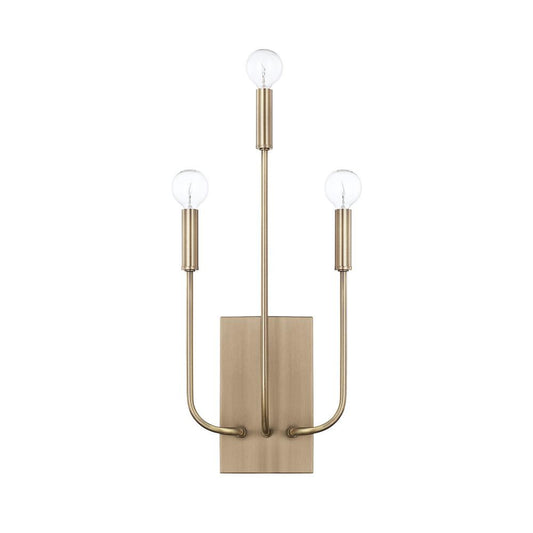 Capital Zander Wall Sconce Aged Brass