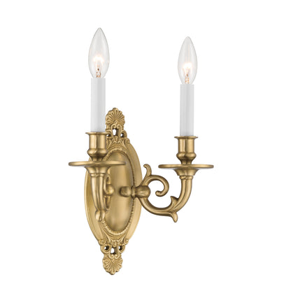 Crystorama Milford 2-Light Wall Sconce - detail