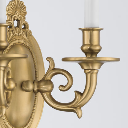 Crystorama Milford 2-Light Wall Sconce - detail