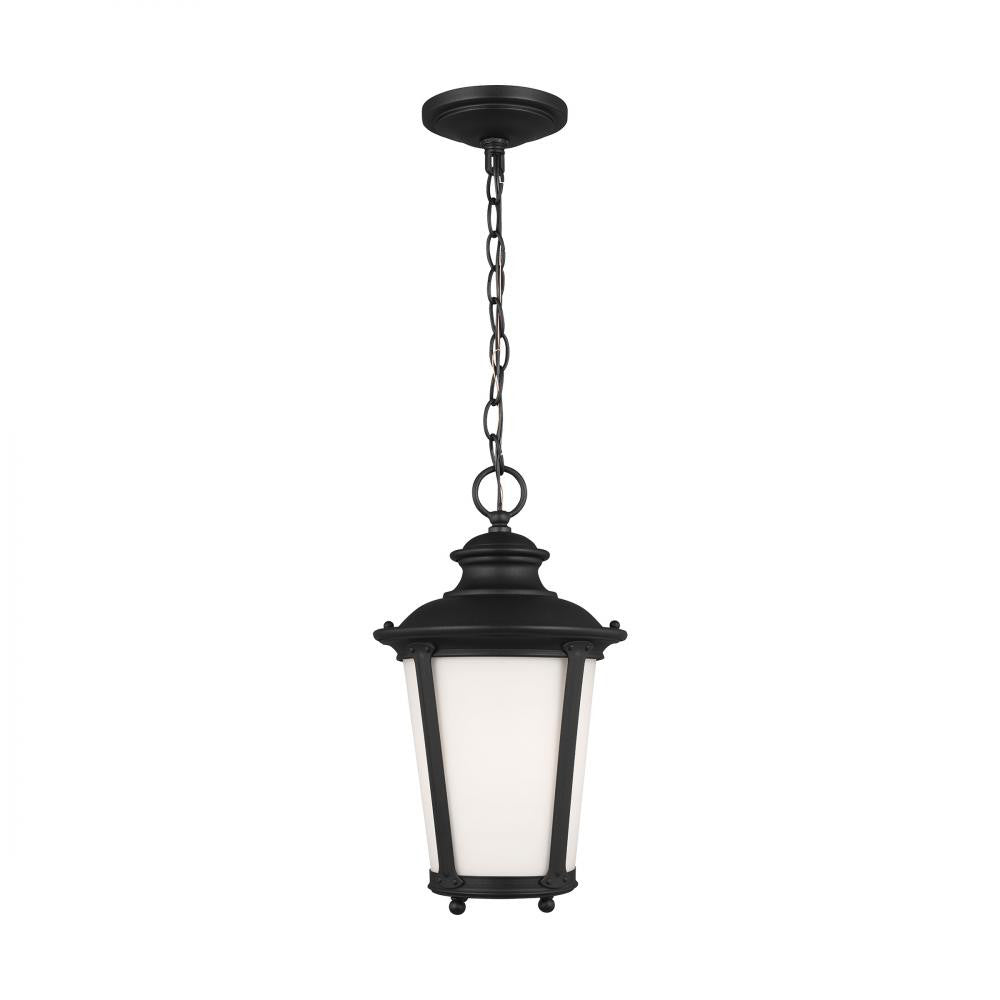 Generation Lighting Cape May One Light Outdoor Pendant Black